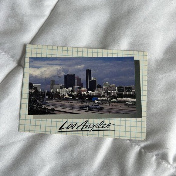 Other - Vintage 80s Postcard 4x6 Skyline Los Angeles CA Buildings